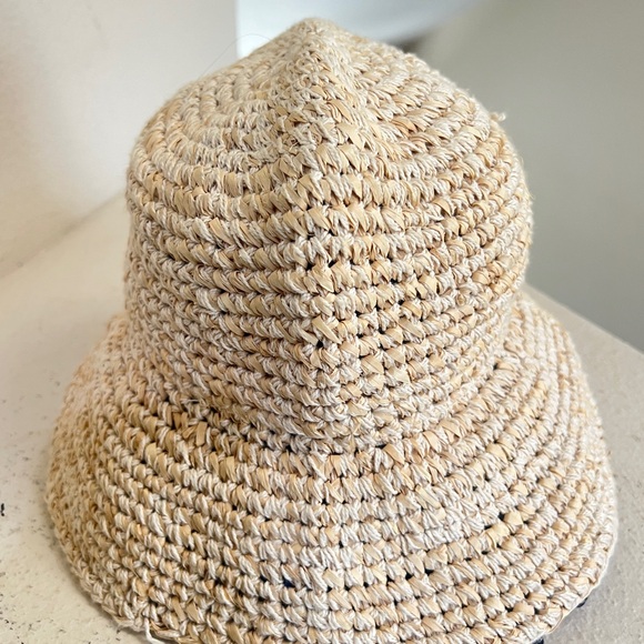 DANIELE MEUCCI Italy Natural Packable Soft Straw Summer Beach Boho Hat - Picture 4 of 10